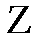 Uppercase Zeta "Z"